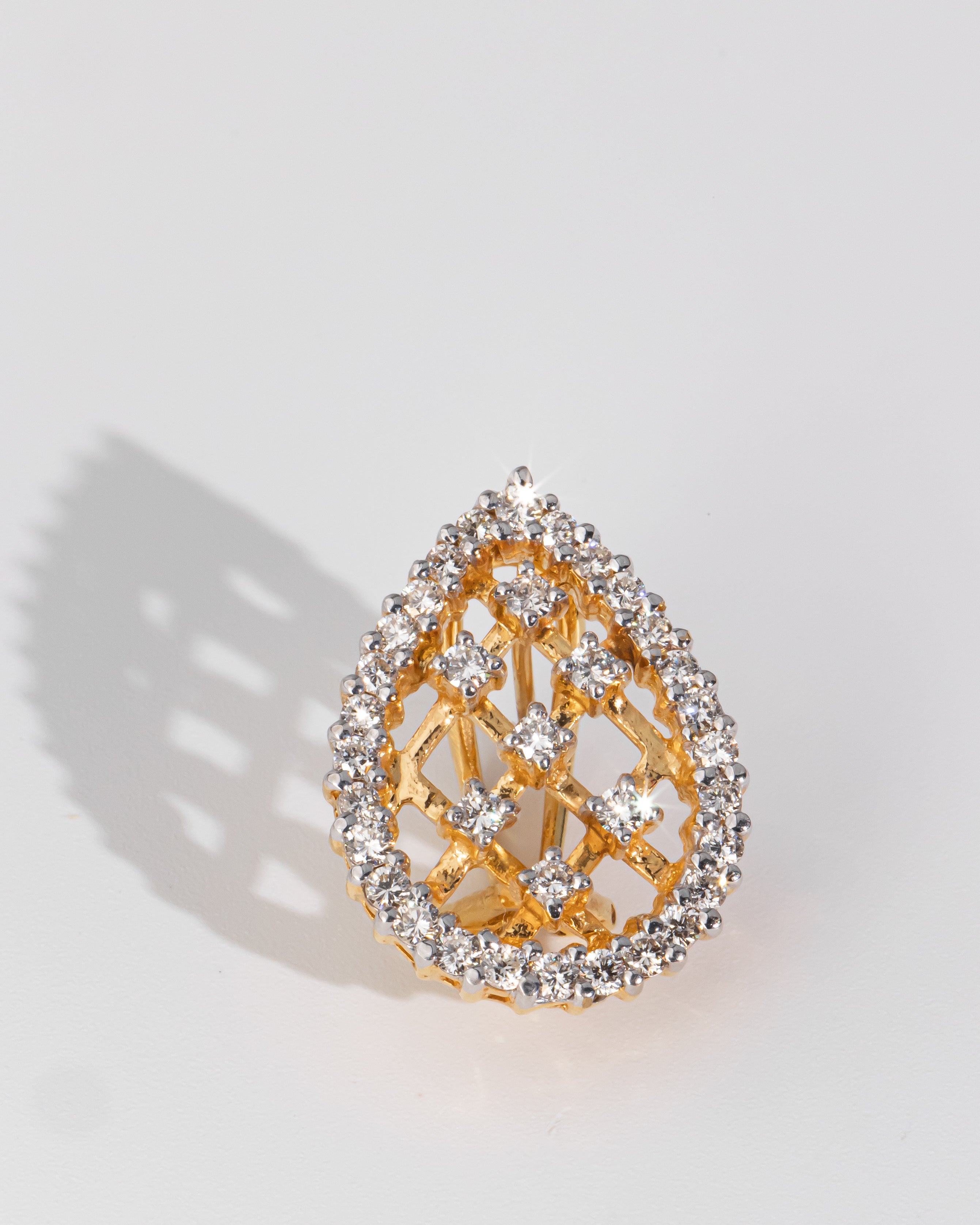 Teardrop Diamond Earrings
