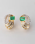 Emerald Diamond Earrings