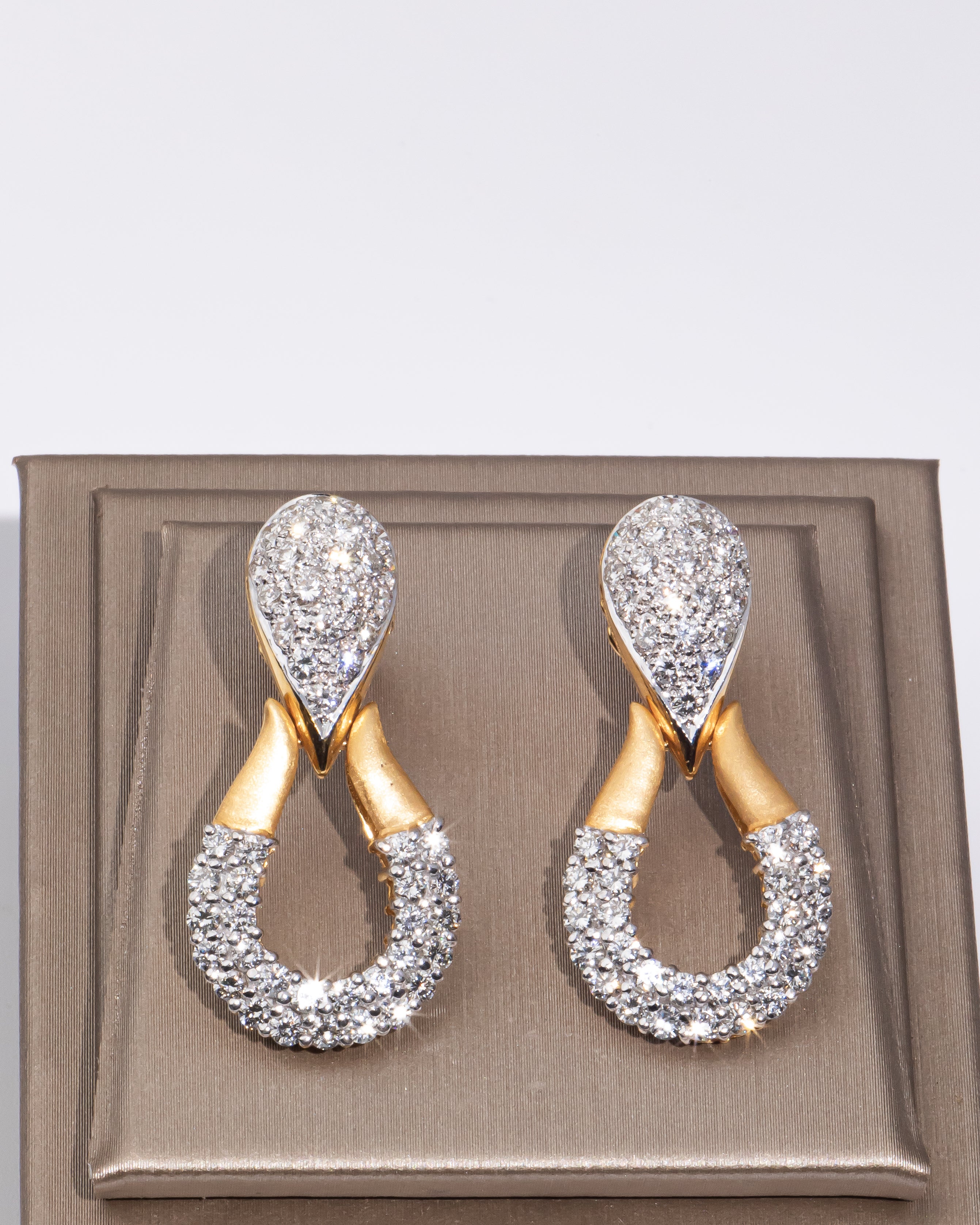 Diamond Teardrop Earrings