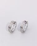 Diamond Hoop Earrings