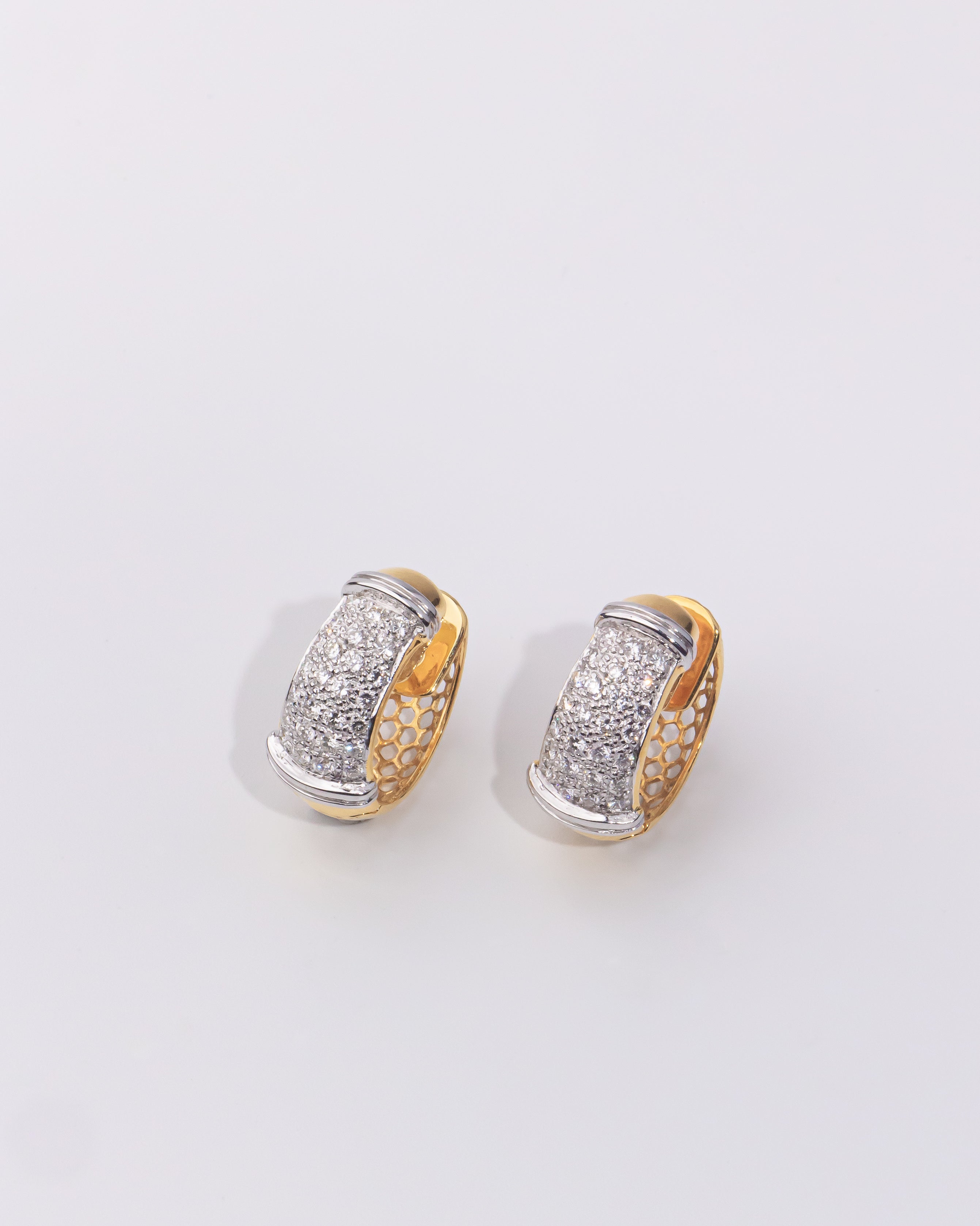 Diamond Hoop Earrings