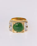 Jade & Diamond Ring