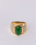 Jade Diamond Ring