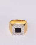 Sapphire Men’s Square Ring