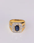 Sapphire Diamond Ring