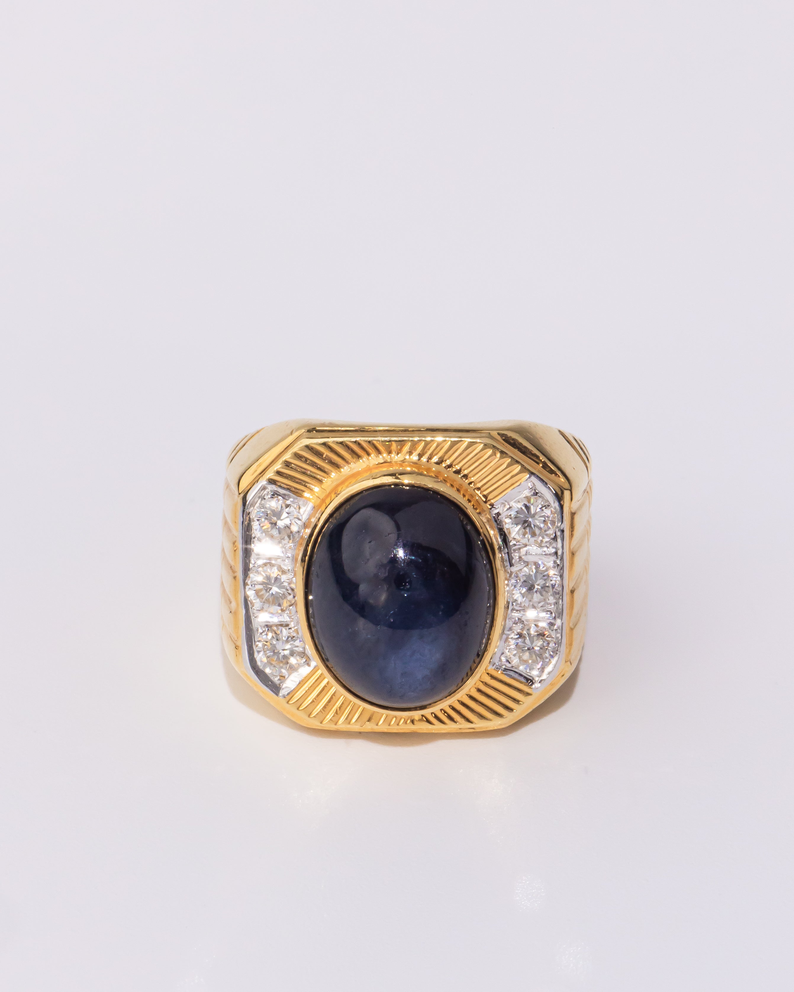 Sapphire & Diamond Ring