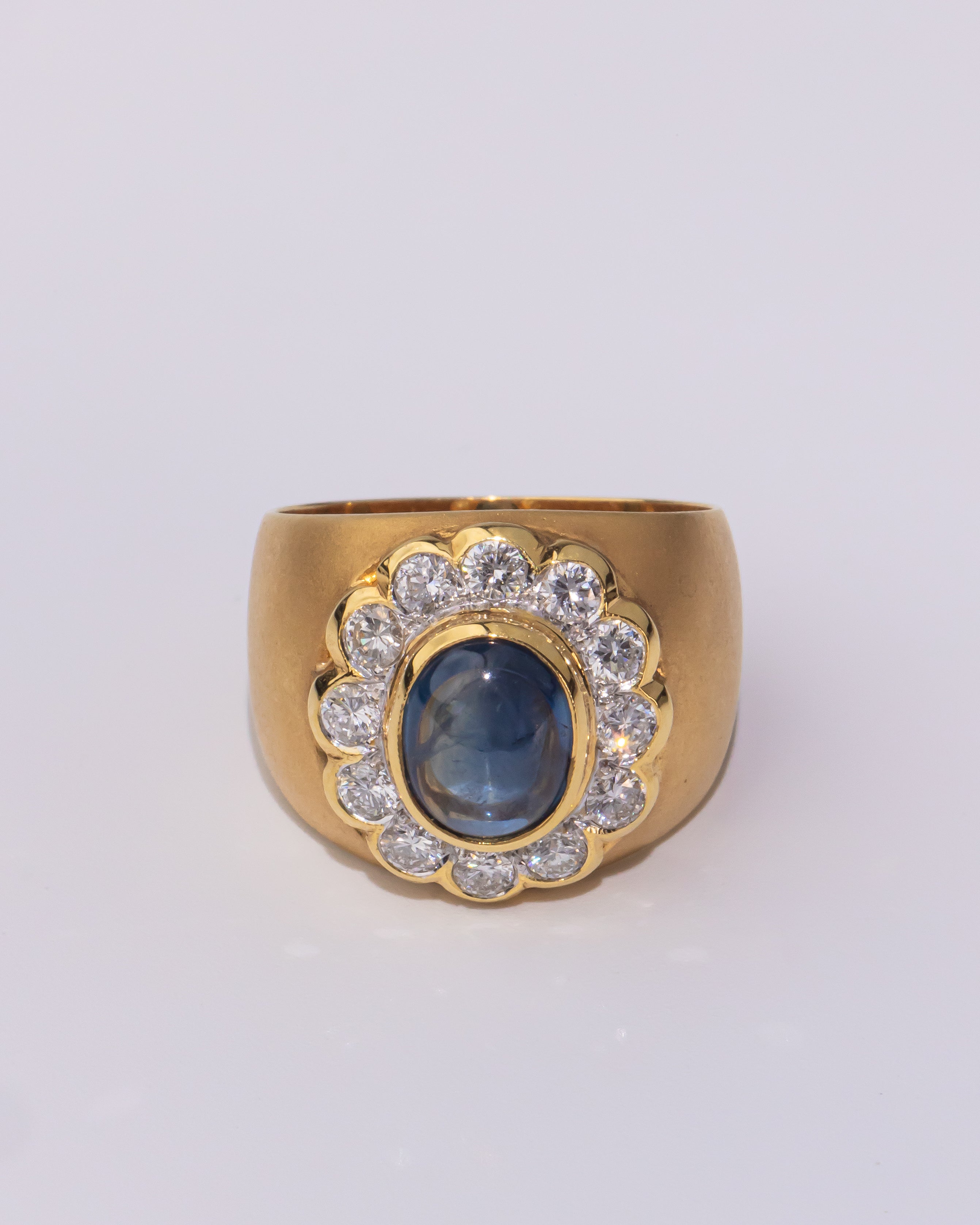 Sapphire & Diamond Ring