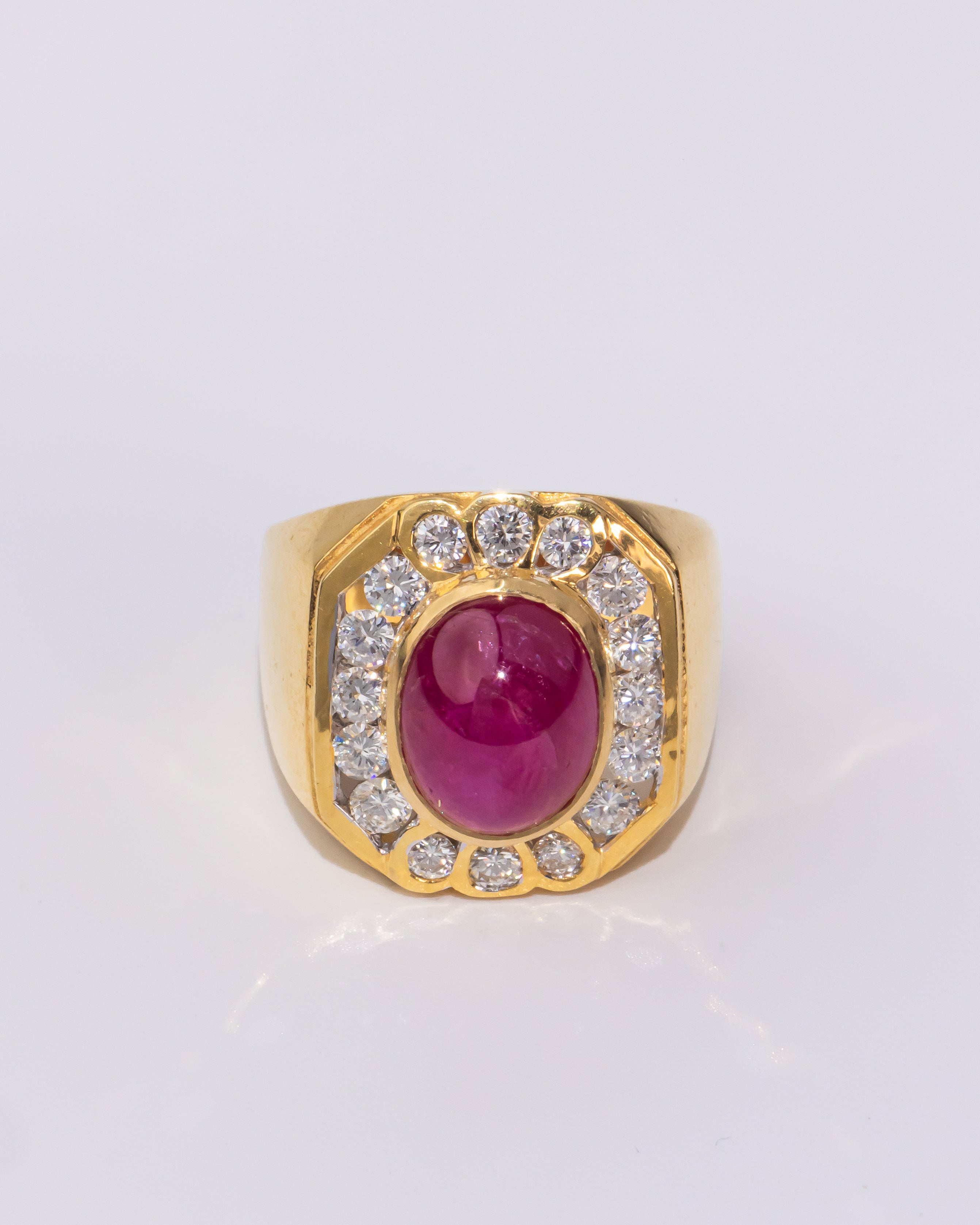 Men’s Ruby Diamond Ring