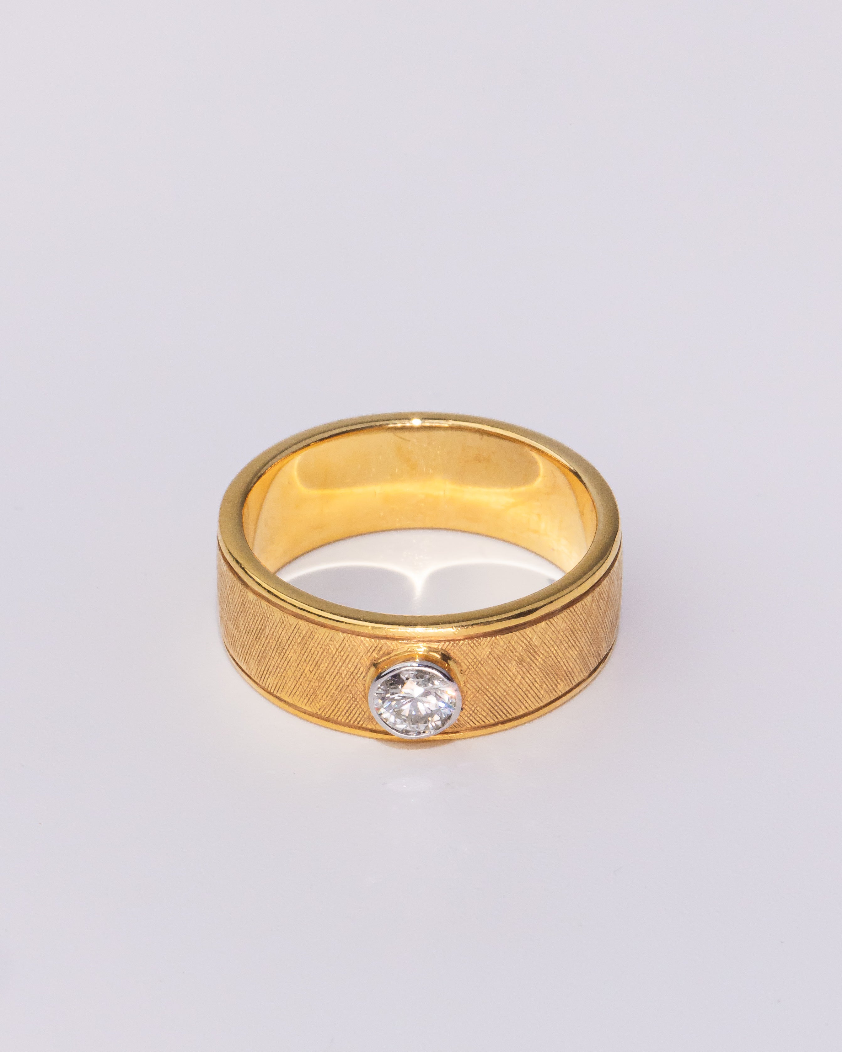 Single Diamond Ring (Unisex)